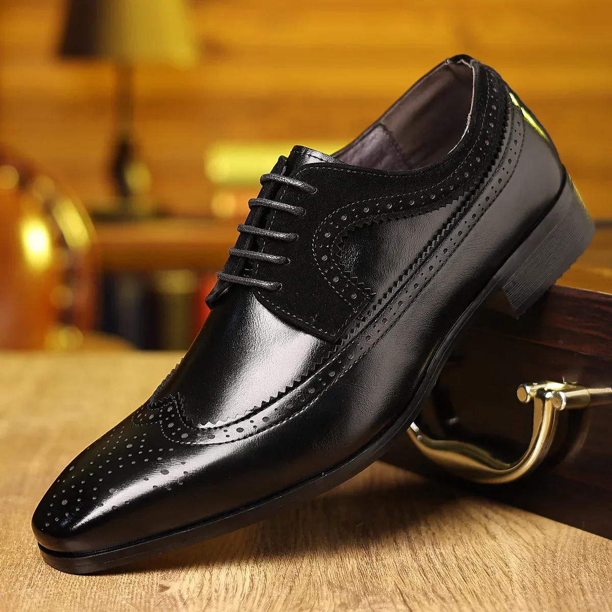 Belgrave Hand-Burnished Oxford Brogues - Image 7