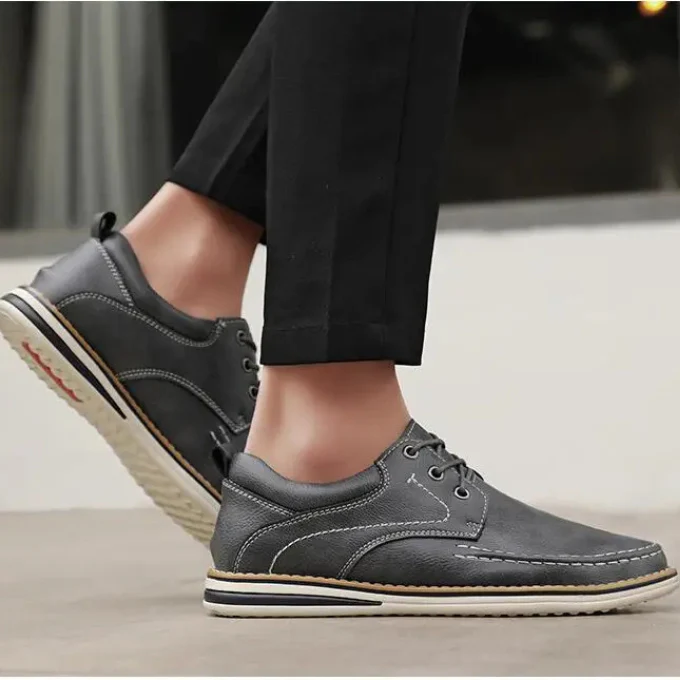 Camden Leather Moc Oxfords - Image 15