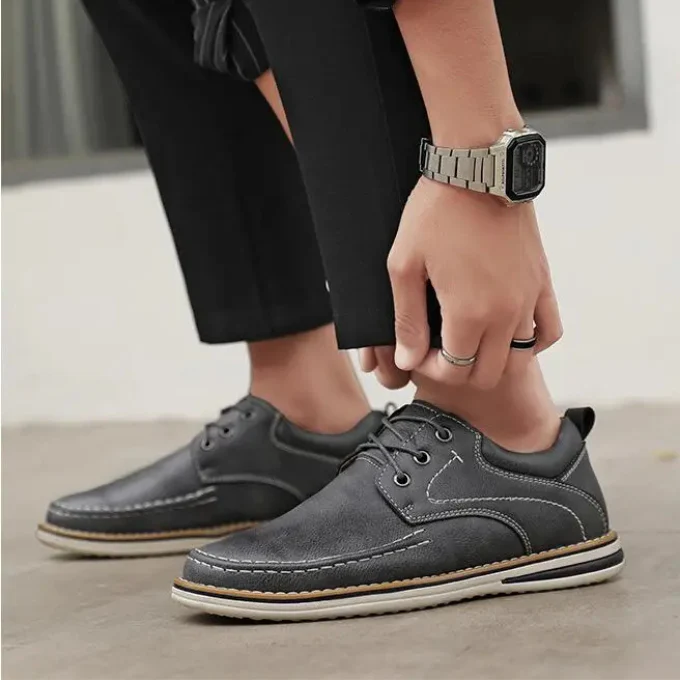 Camden Leather Moc Oxfords - Image 16